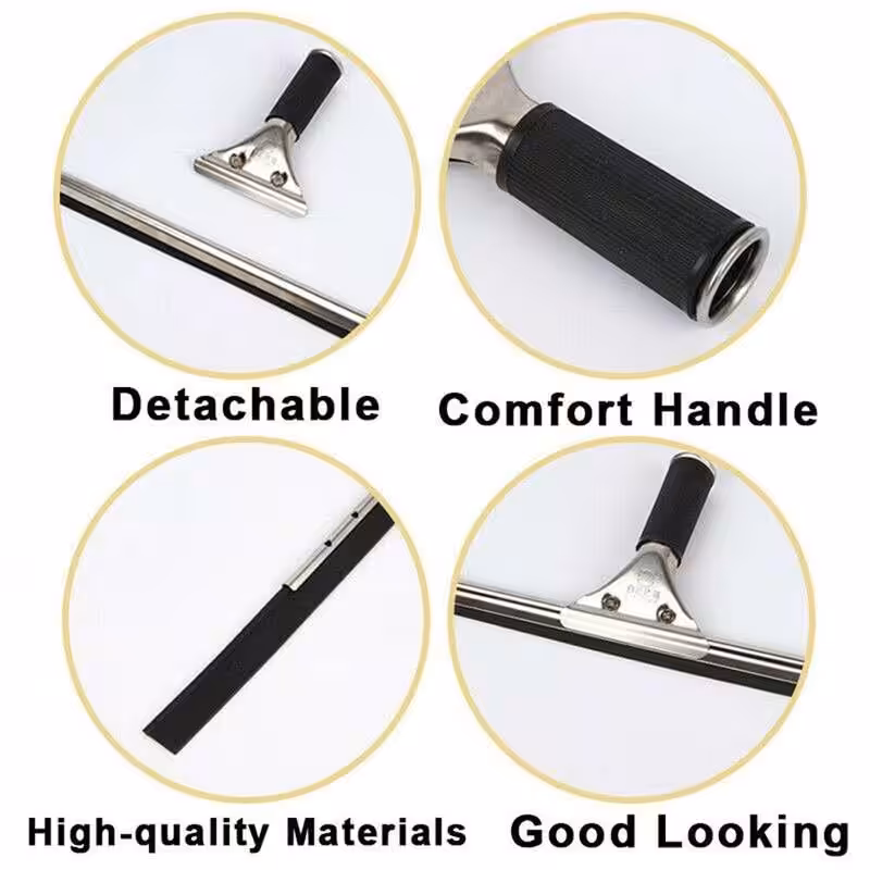 25 45cm Window Glass Cleaning Squeegee Blade Wiper Cleaner Home Shower Bathroom