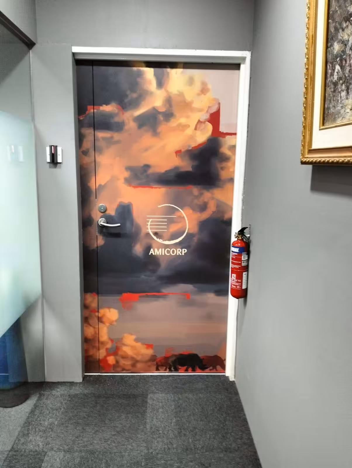 Door wrap printed vinyl film 2