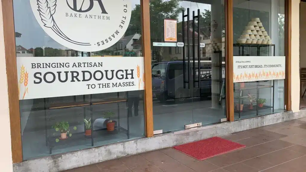 Glass door logo sticker printing