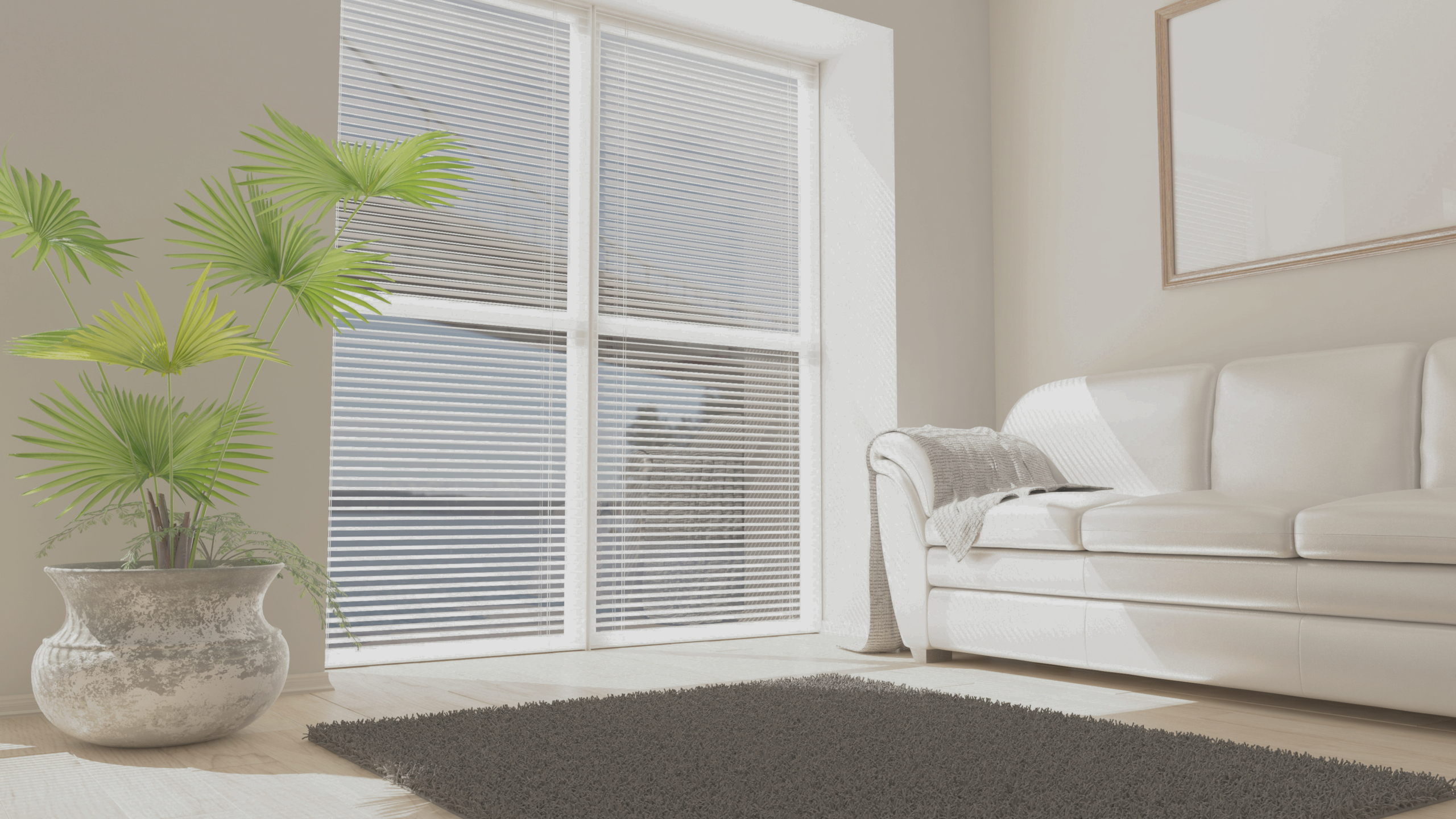 After solar film installation