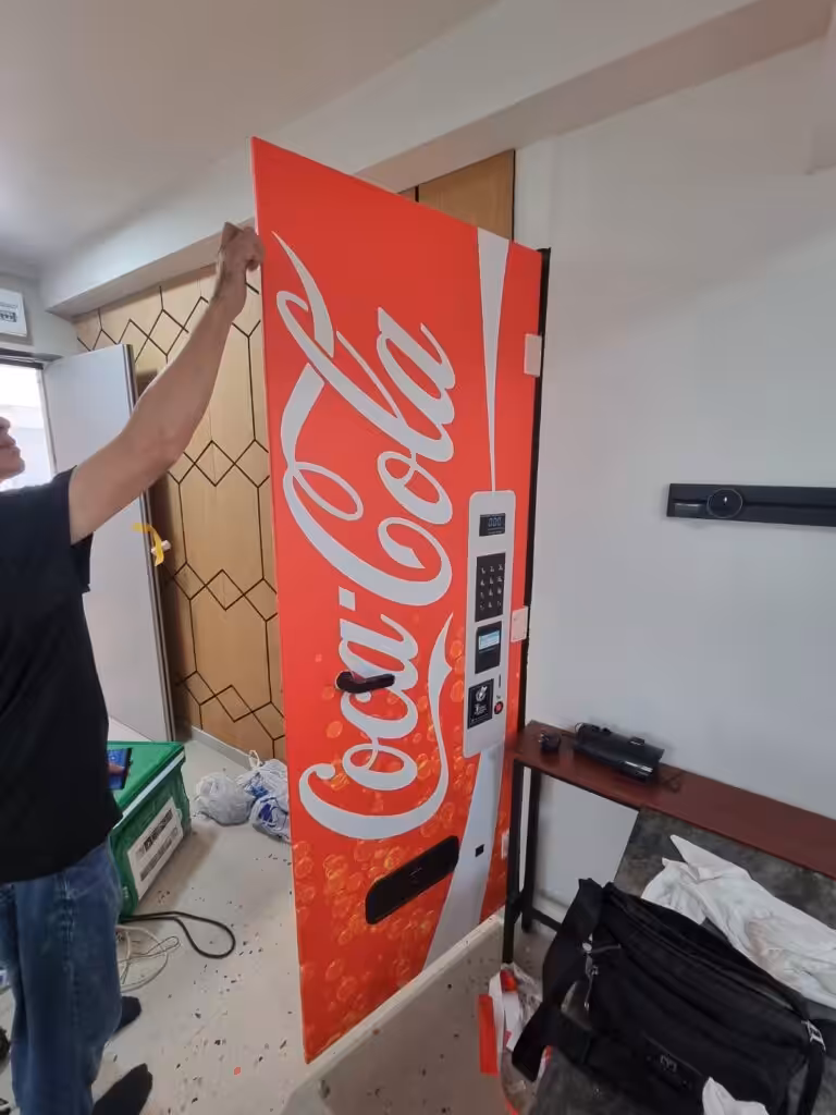 door wrapping service with customized design Singapore